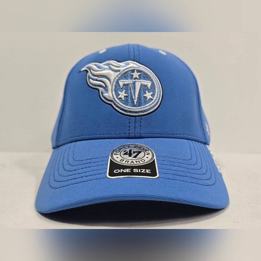 Tennessee Titans NFL 47 Brand Adult Hat Cap Adjustable Hook & Loop Blue, NWT